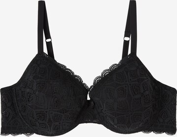 INTIMISSIMI Balconette Bra in Black: front