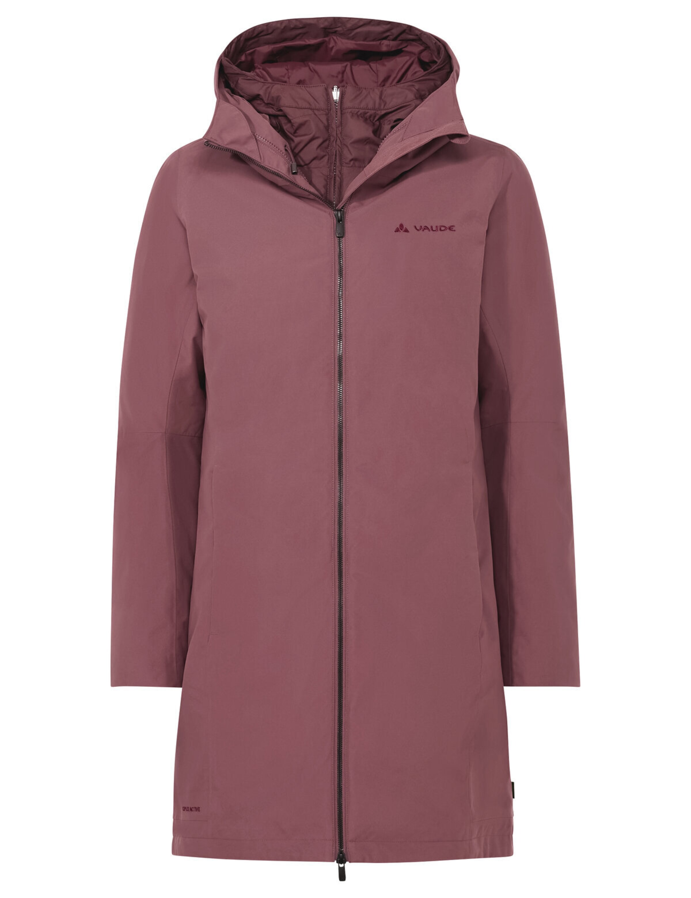 VAUDE Outdoormantel 'Annecy III' in Rood: voorkant