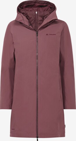 VAUDE Outdoormantel 'Annecy III' in Rot: Vorderseite