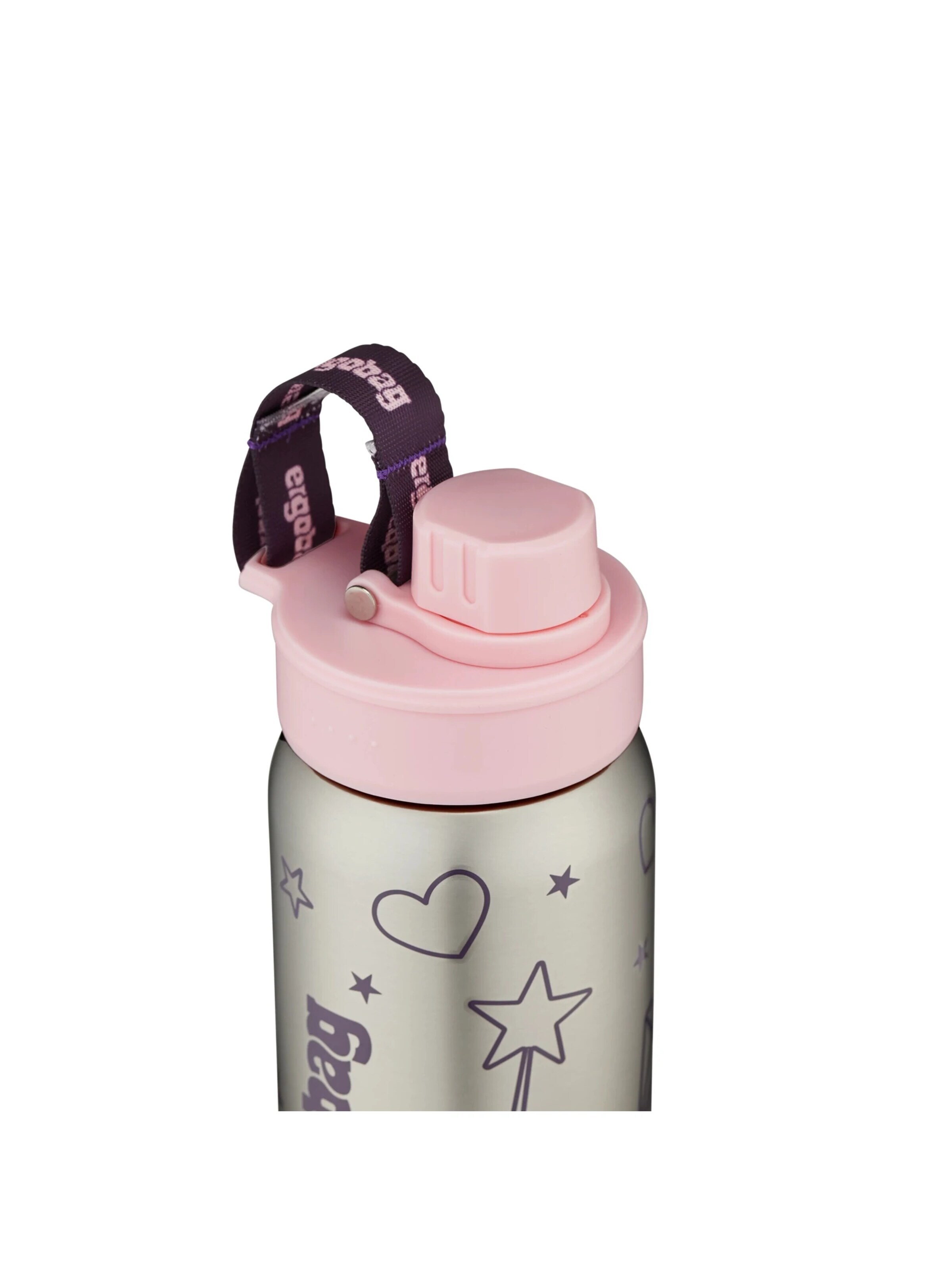 ergobag Drinking Bottle 'Trinkflasche Edelstahl Trinkflasche' in Pink