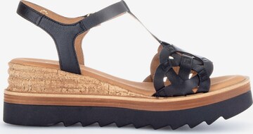 GABOR Strap Sandals in Black