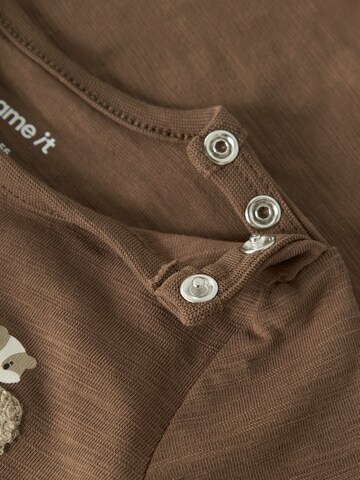 NAME IT - Camisola 'NBMROTRAM' em castanho