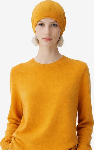 GOBI Cashmere Pullover 'Cashmere Hat & Sweater Set' in Orange: Vorderseite