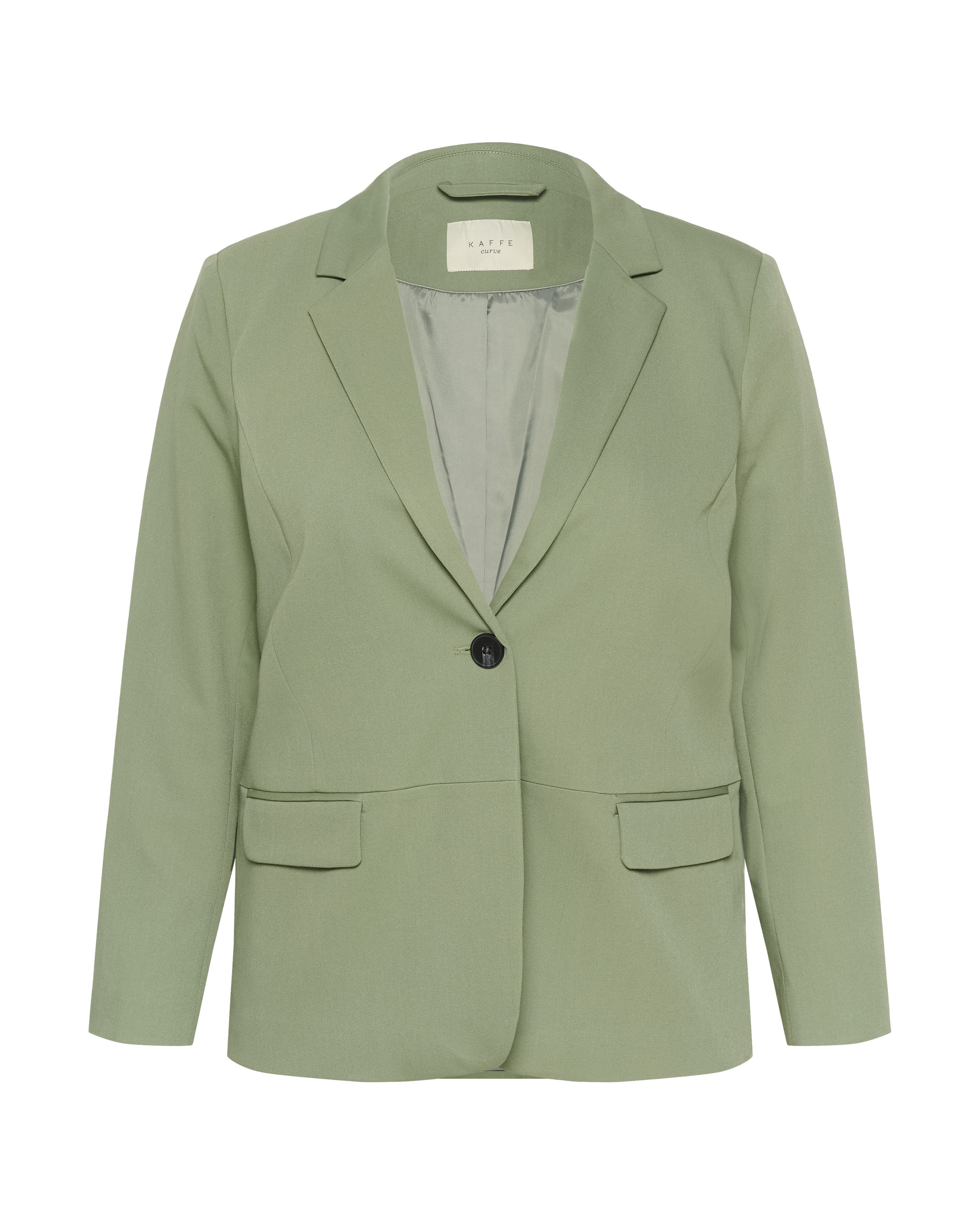 KAFFE CURVE Blazers 'Sakira' in de kleur Lichtblauw, Productweergave