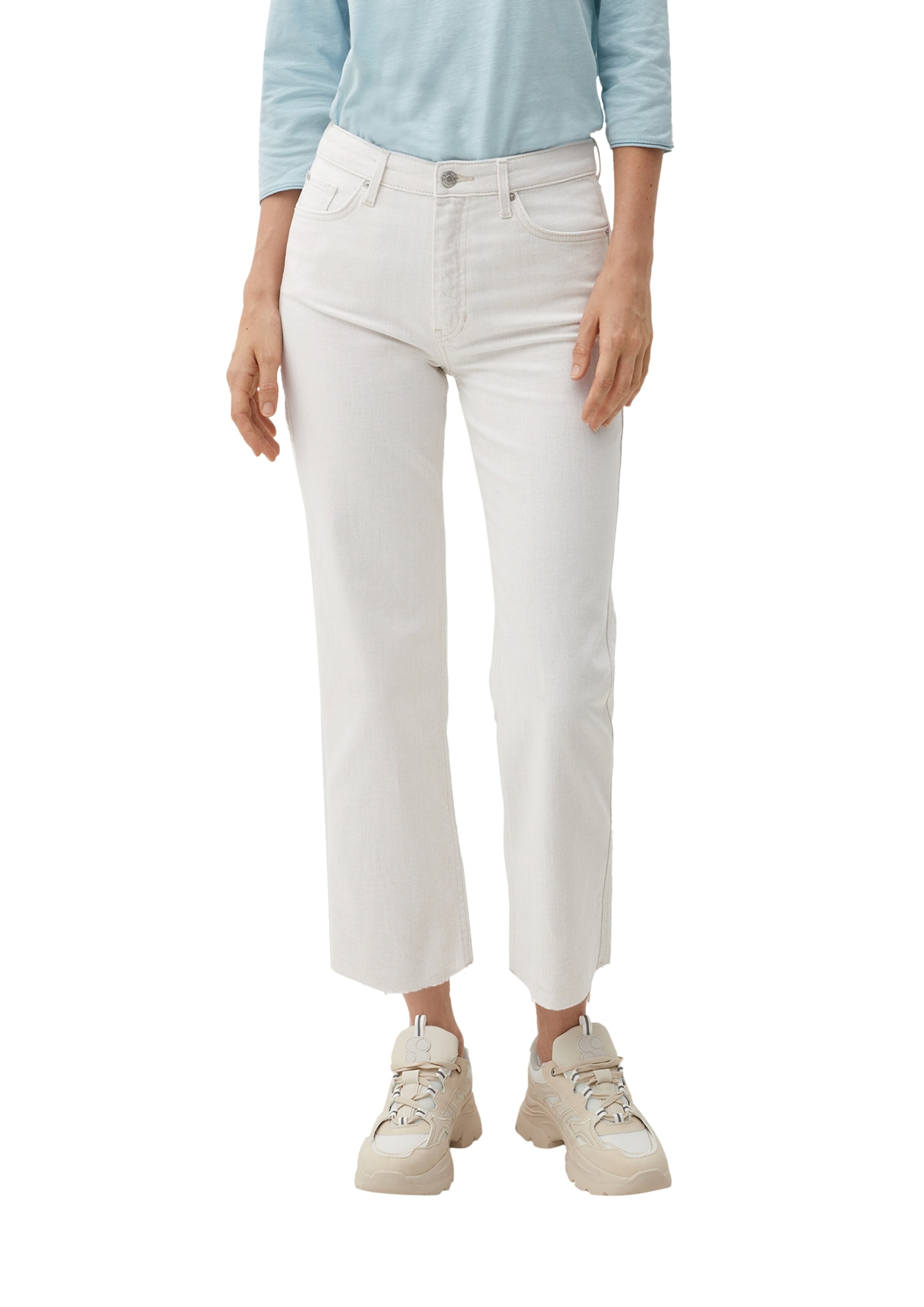 s.Oliver Regular Jeans in Weiß: Vorderseite