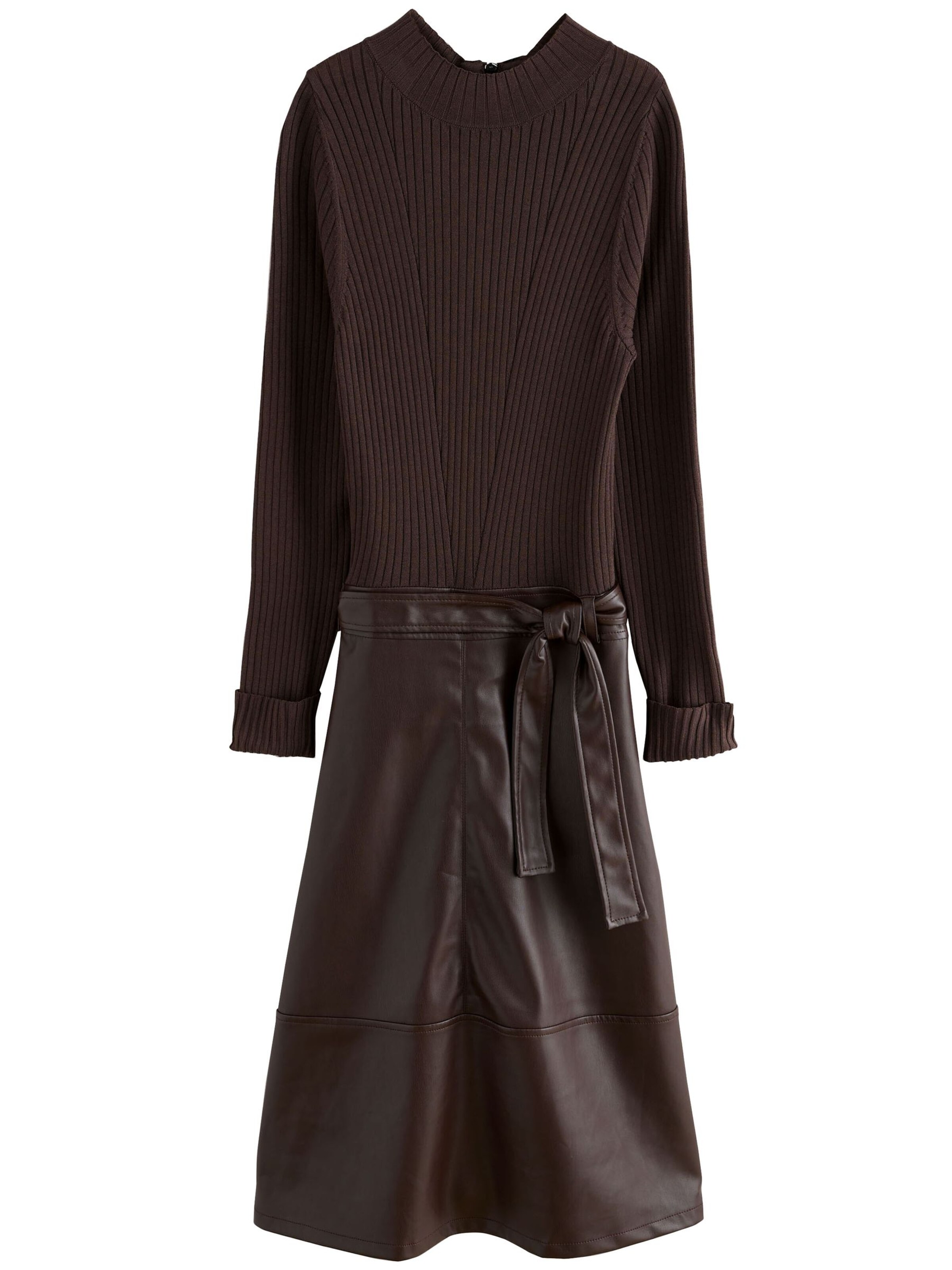 Next Šaty – hnědá: přední strana