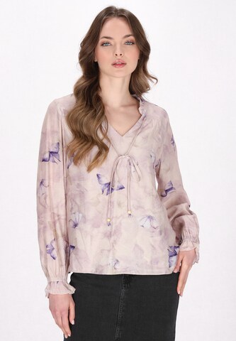 Camicia da donna 'Vintage' di DreiMaster Vintage in lilla: frontale