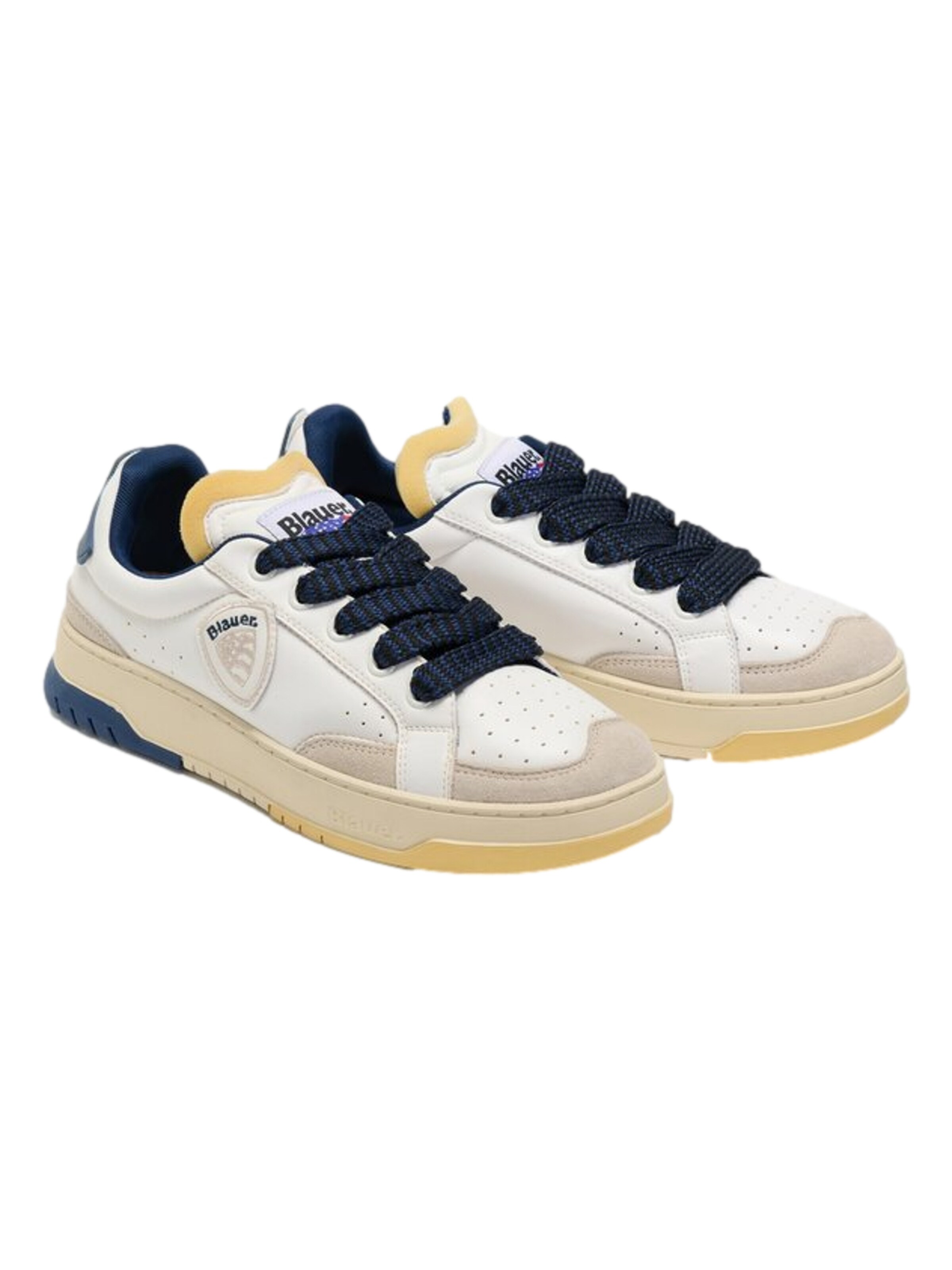 Blauer.USA Sneakers laag 'Happer' in Wit