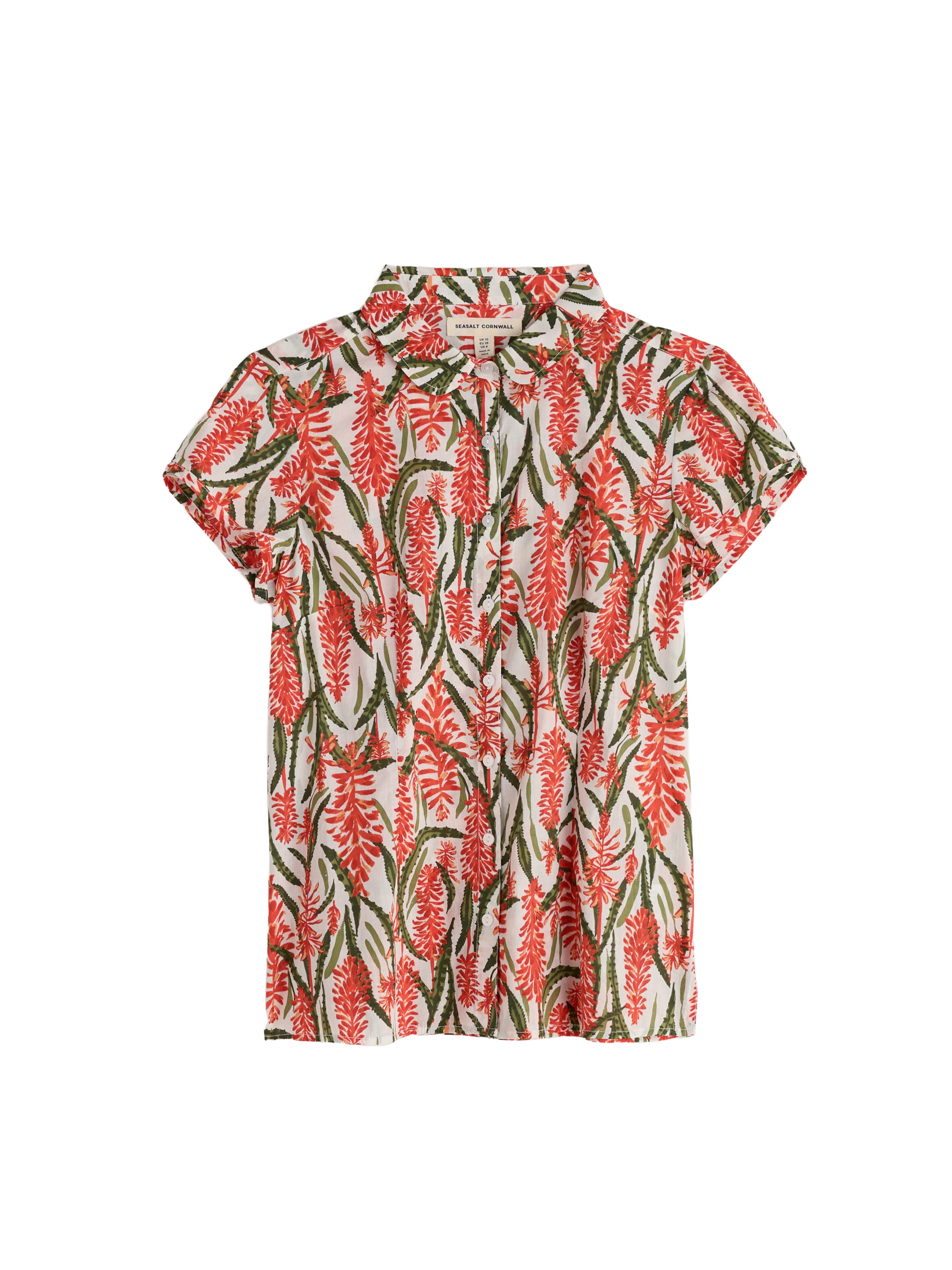 Seasalt Cornwall Blouse 'Rushmaker' in White: front