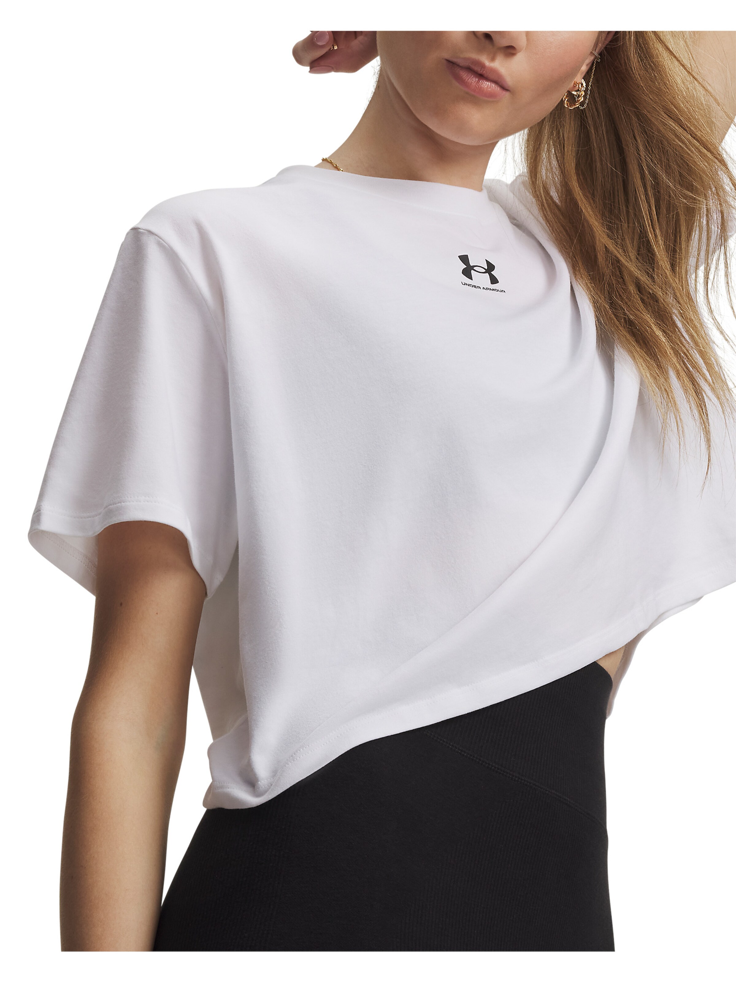 UNDER ARMOUR Functioneel shirt 'Rival' in Wit