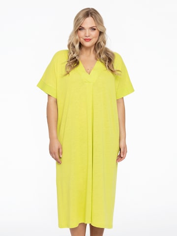 Robe Yoek en vert : devant