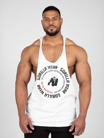 Gorilla Wear Performance shirt 'Melrose' in White: front