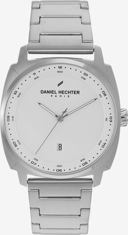 Daniel Hechter Watches Analog Watch 'Carre Blanche' in Silver: front