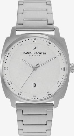 Daniel Hechter Watches Analog Watch 'Carre Blanche' in Silver: front