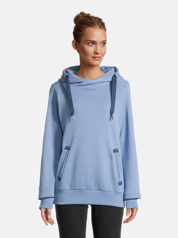 Sweat-shirt salzhaut en bleu : devant