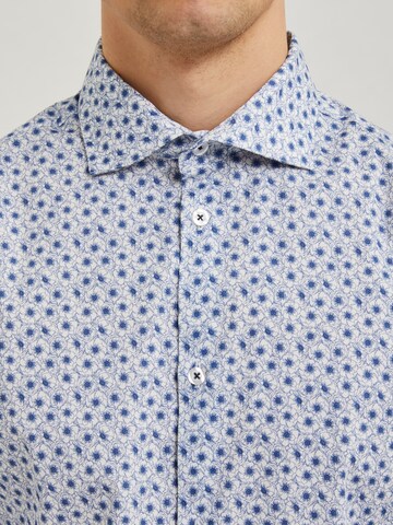 Bertoni Slim fit Button Up Shirt 'Tyr' in Blue