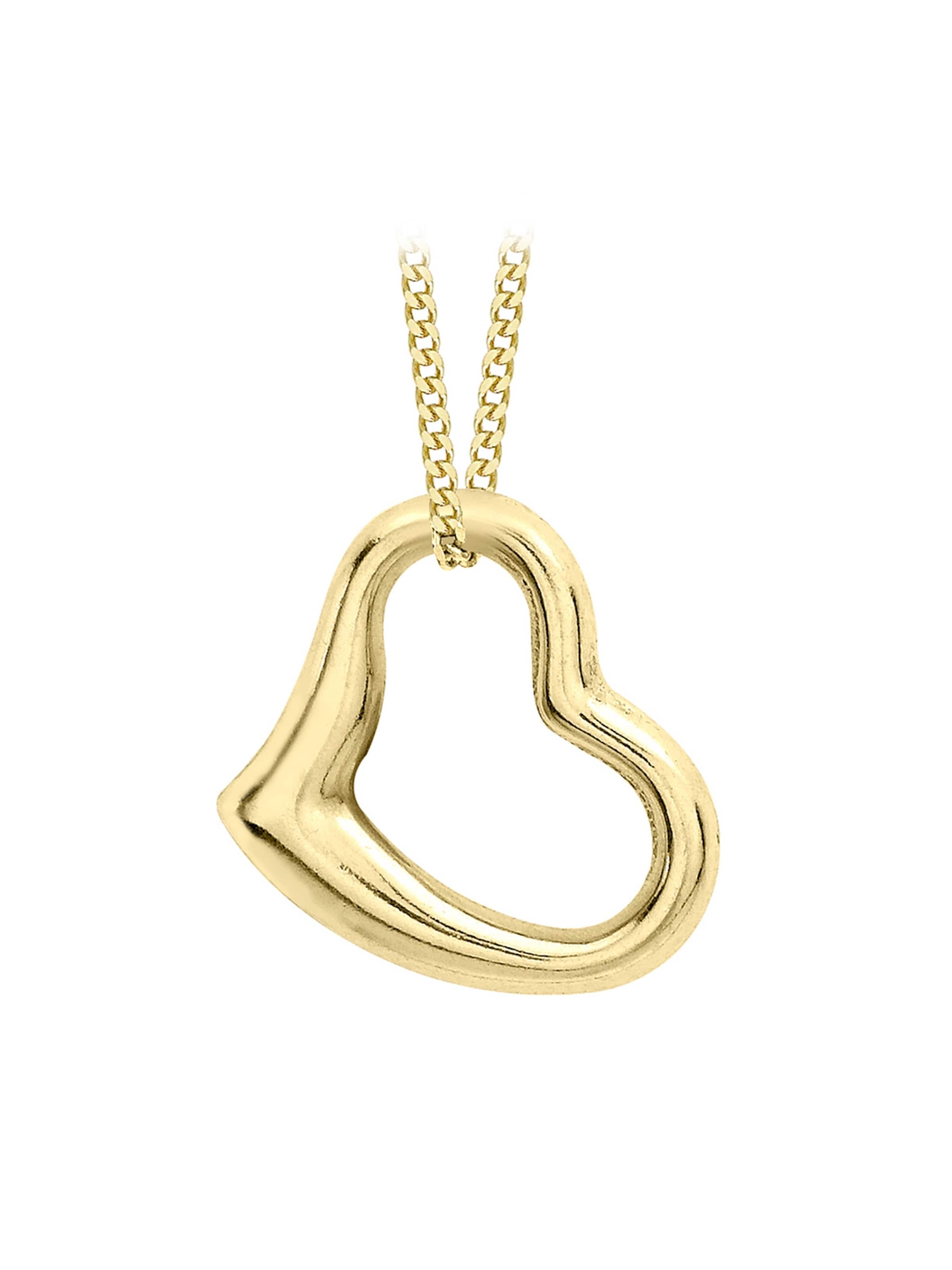 Lucardi Ketting 'Klassisch' in Goud: voorkant