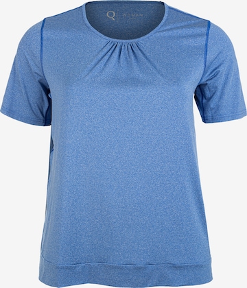 Q by Endurance Performance Shirt 'BREE' in Blue: front