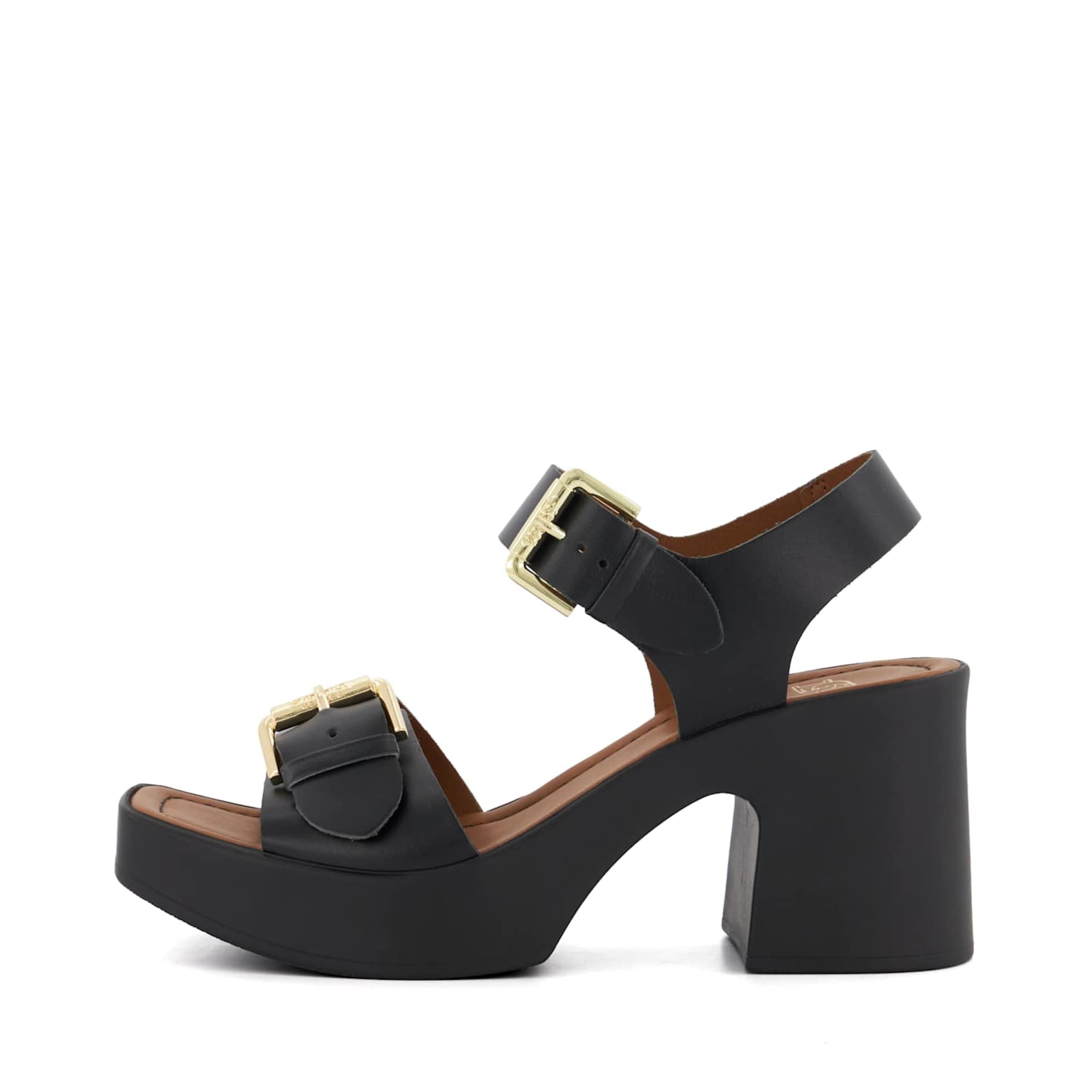 Dune LONDON Sandale 'Jenies' in Schwarz