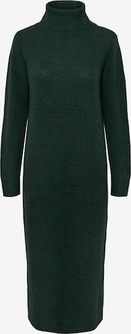 PIECES Πλεκτό φόρεμα 'JULIANA' σε πράσινο: μπροστά