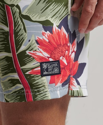 Superdry Badeshorts i hvid