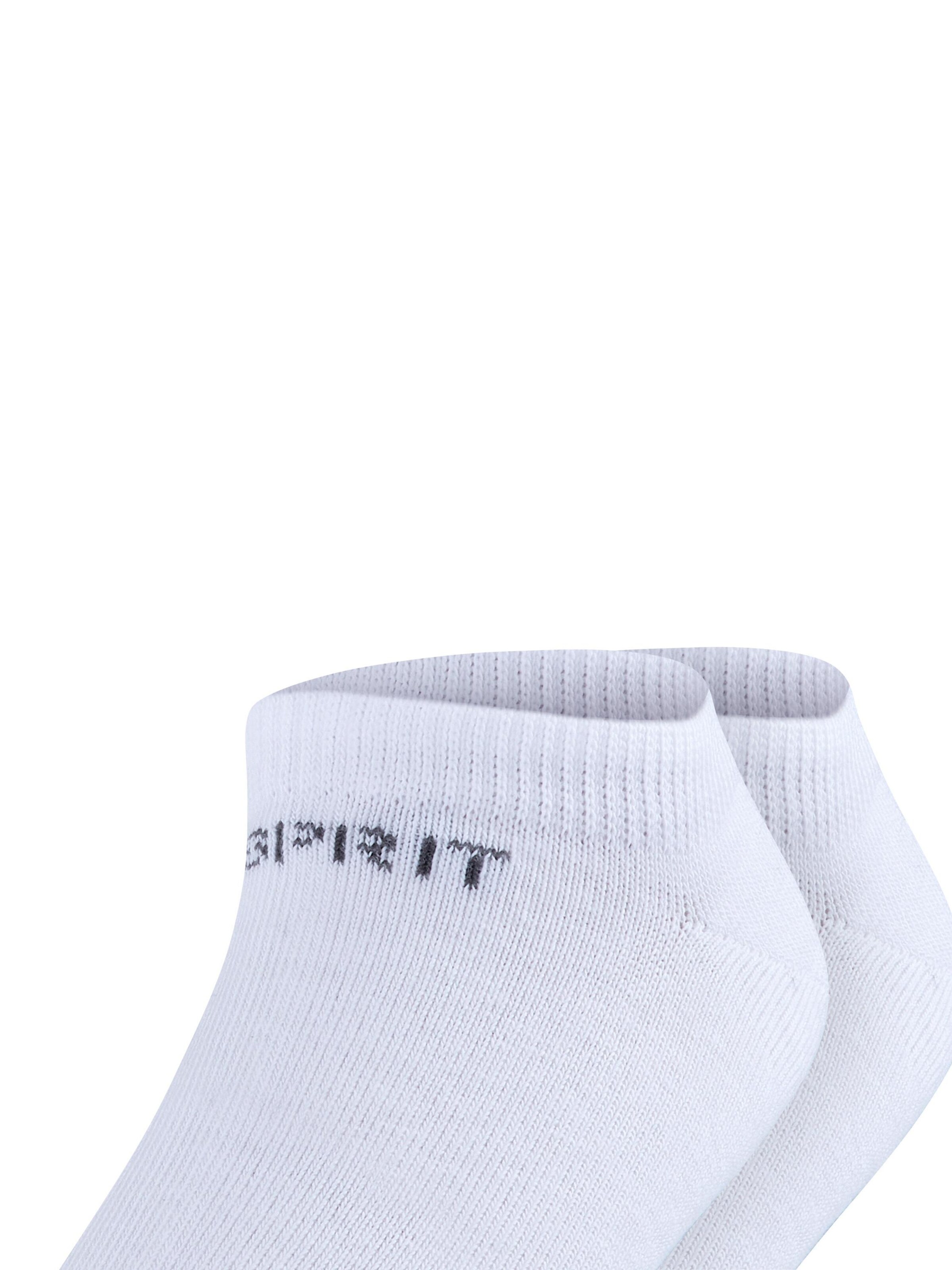ESPRIT Socken 'Foot Logo 2-Pack'‌‌‌‌‌‌‌‌‌‌ in Weiß