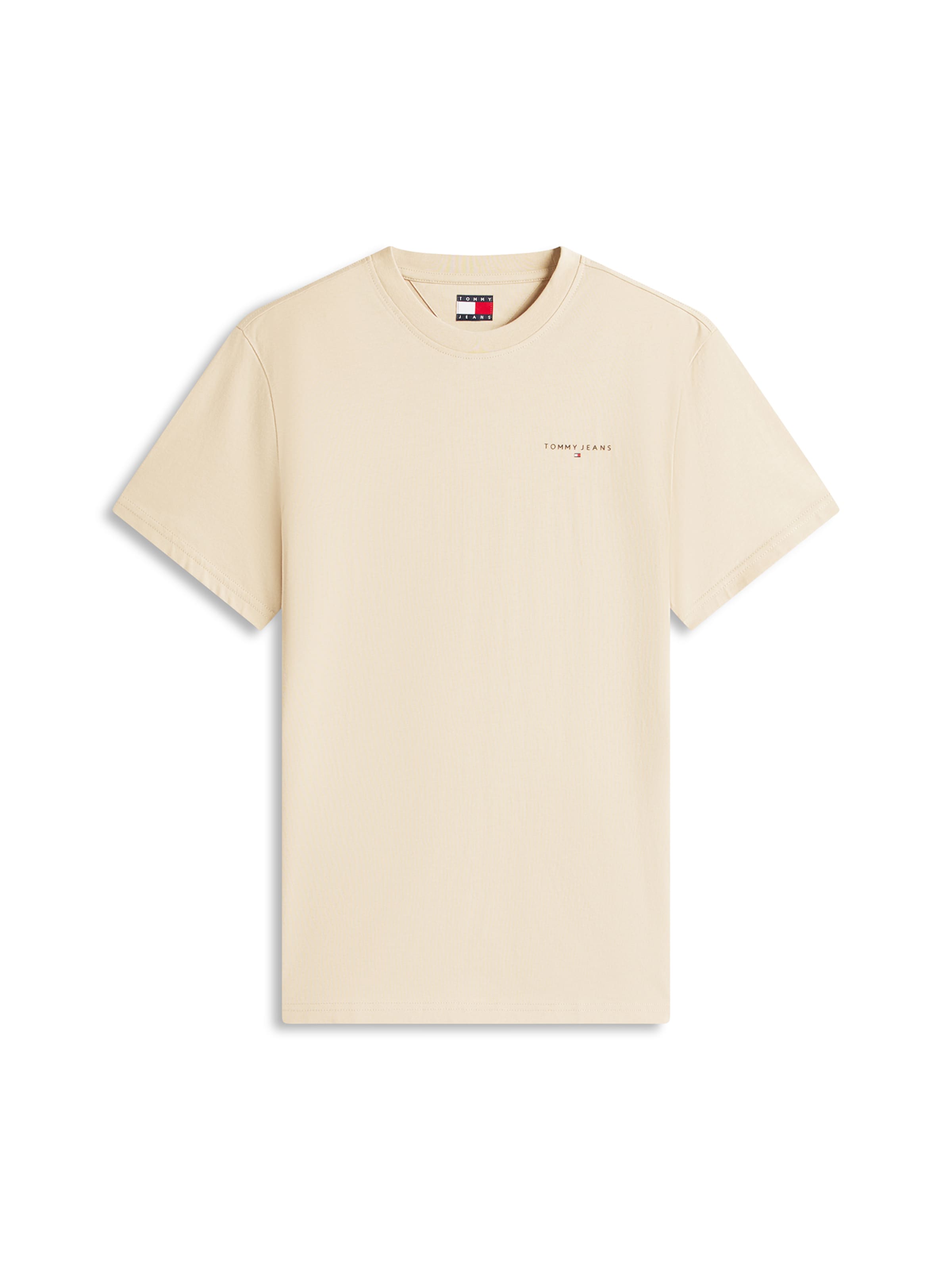 Tommy Jeans Μπλουζάκι σε μπεζ: μπροστά