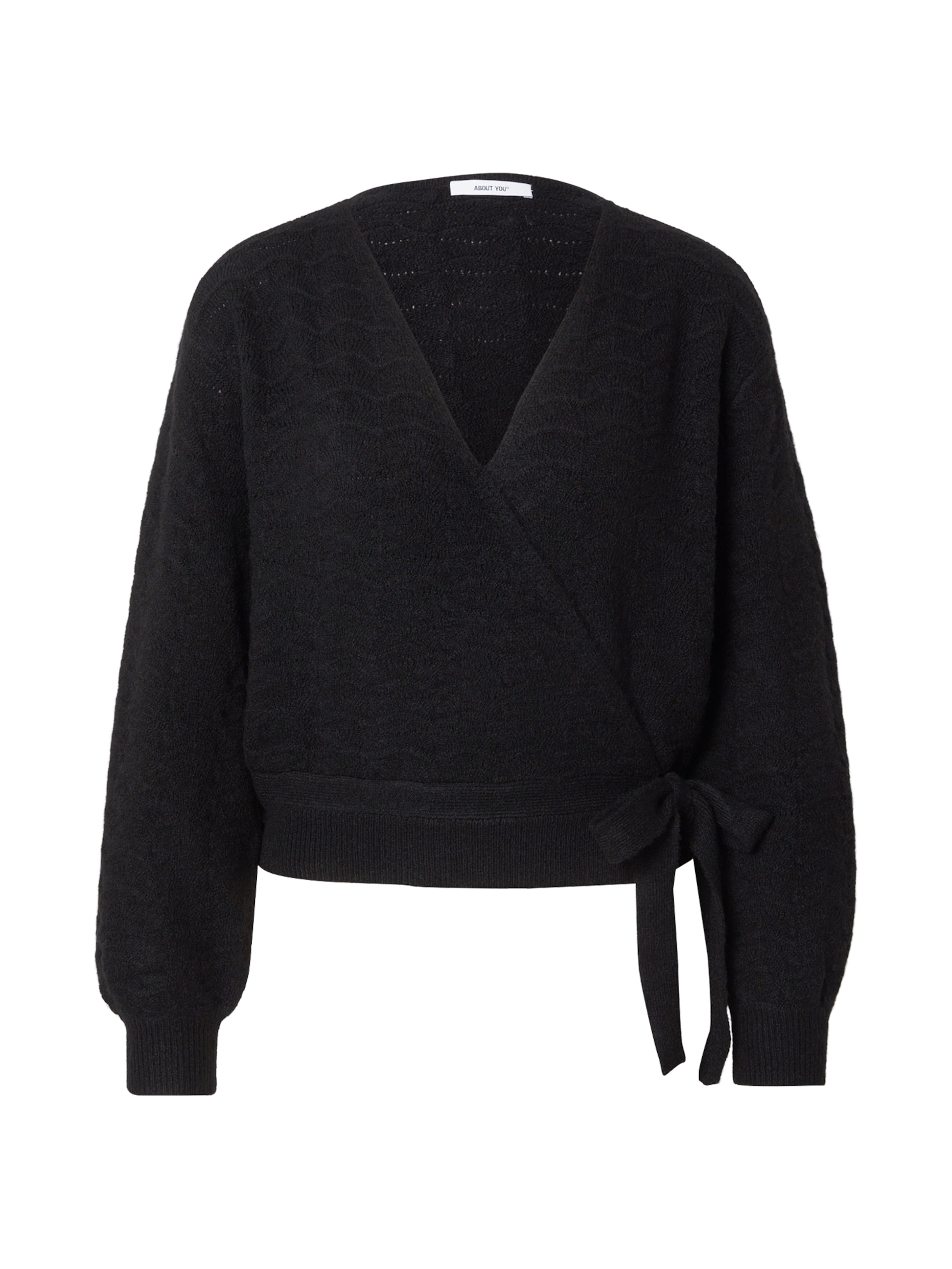 juoda ABOUT YOU Kardiganas 'Wanda': priekis