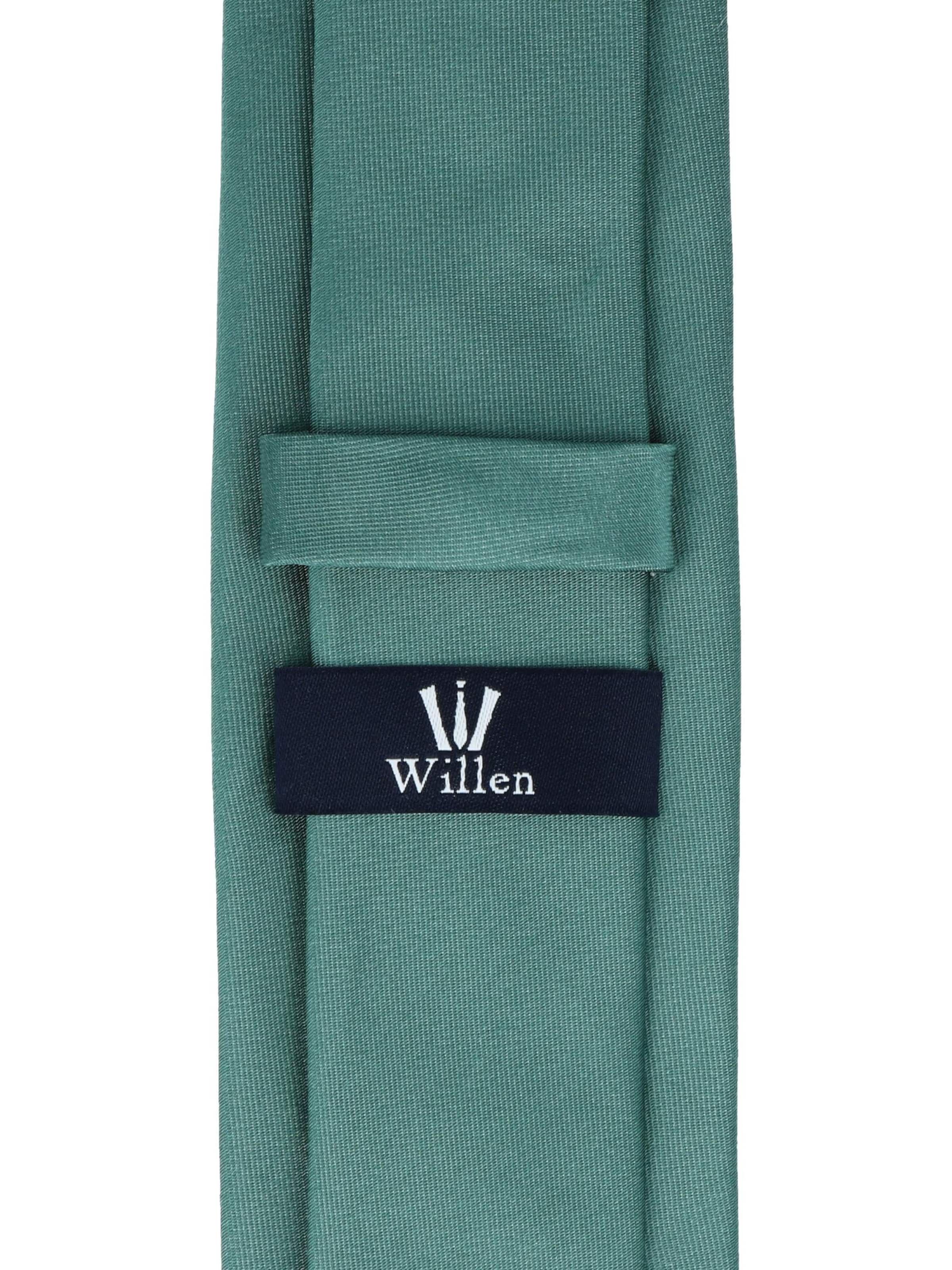 WILLEN Tie 'Uni de Luxe' in Green