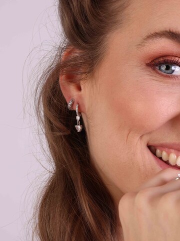Lucardi Oorbellen in Zilver: voorkant