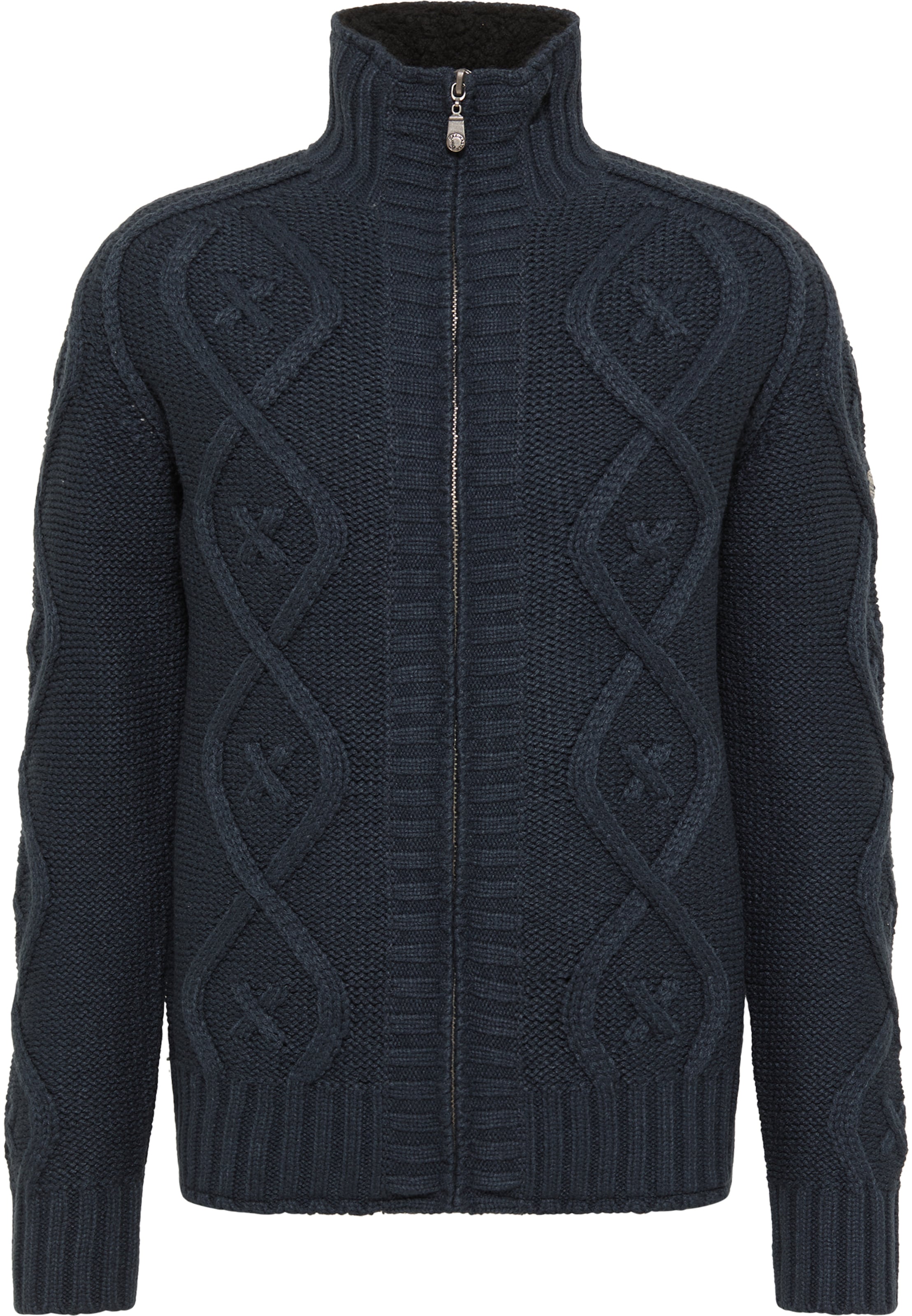 Vestes en maille DreiMaster Vintage en bleu : devant