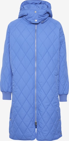 InWear Between-Seasons Coat 'Ektra' in Blue: front