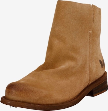 Felmini Wide Fit Ankle Boots in Beige: front