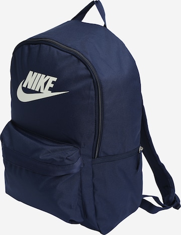 Zaino di Nike Sportswear in blu: frontale