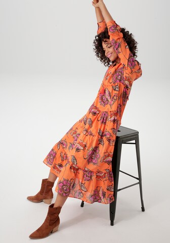 Aniston CASUAL Kleid in Orange