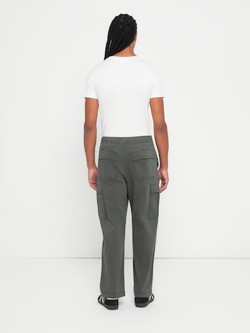 Baggy Pantalon cargo HOLLISTER en vert