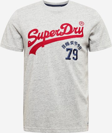 Superdry - Camiseta en gris: frente