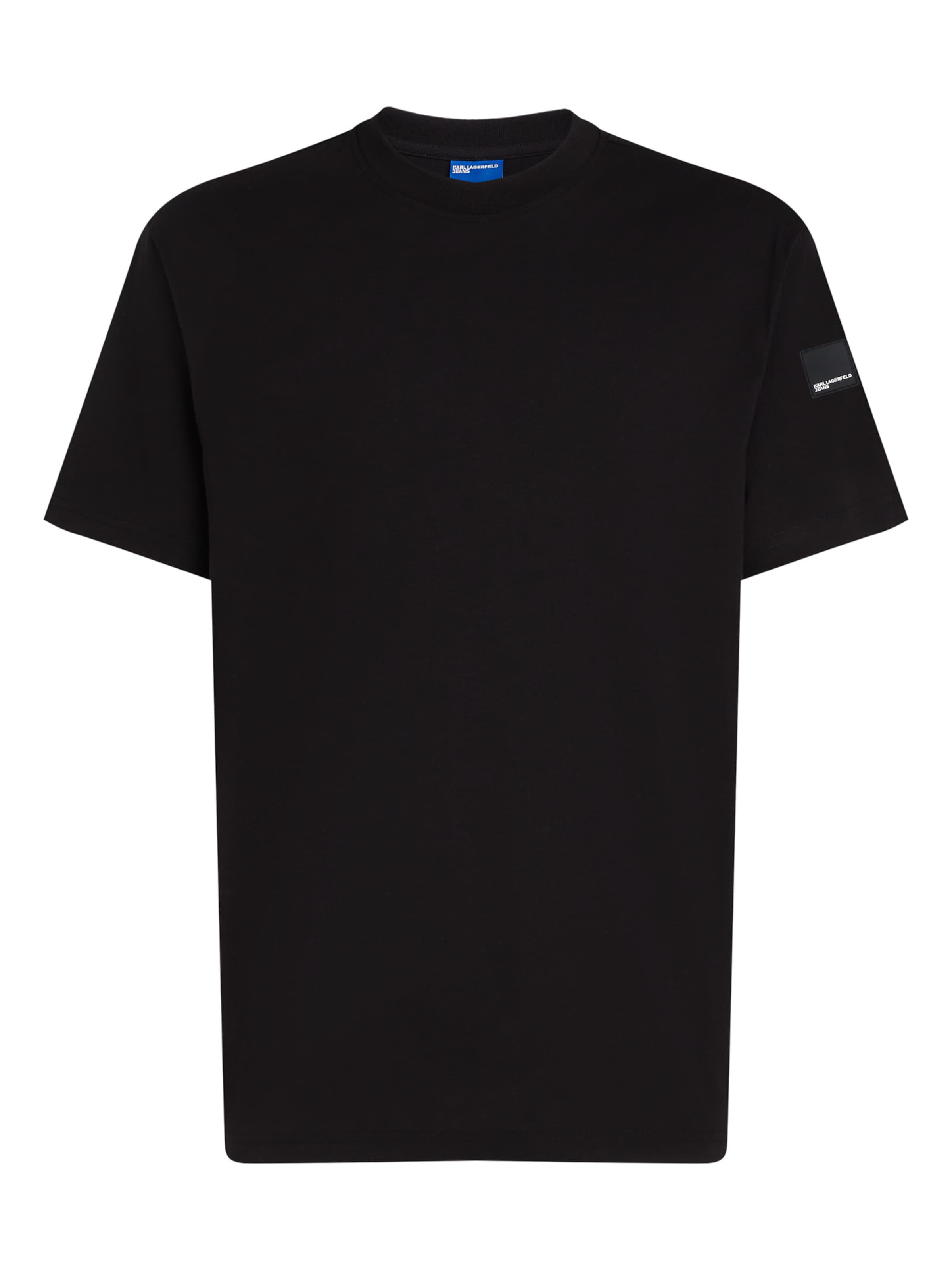 KARL LAGERFELD JEANSMajica - crna boja: prednji dio