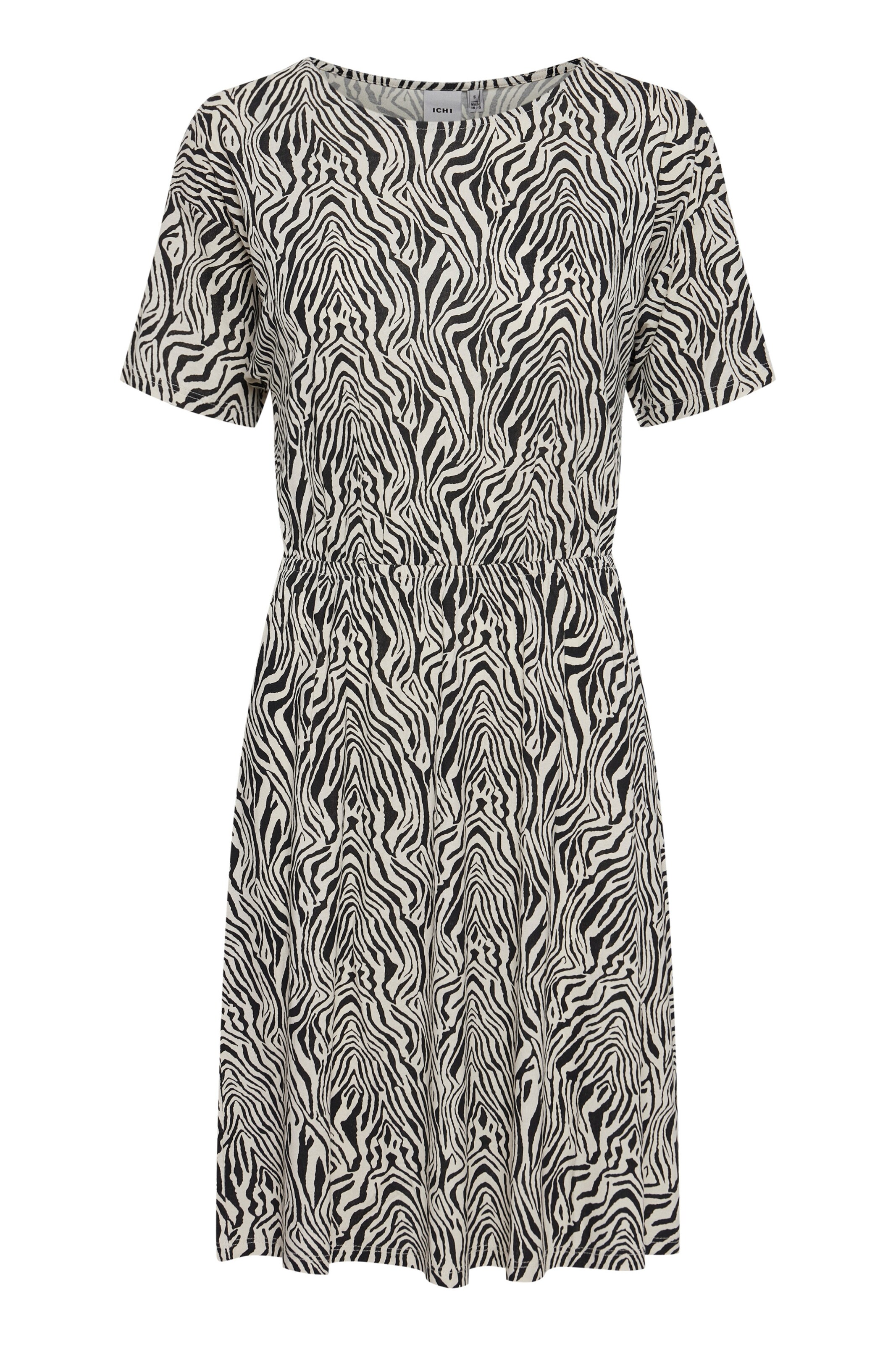 ICHI Jurk 'IHLisa' in Beige: voorkant