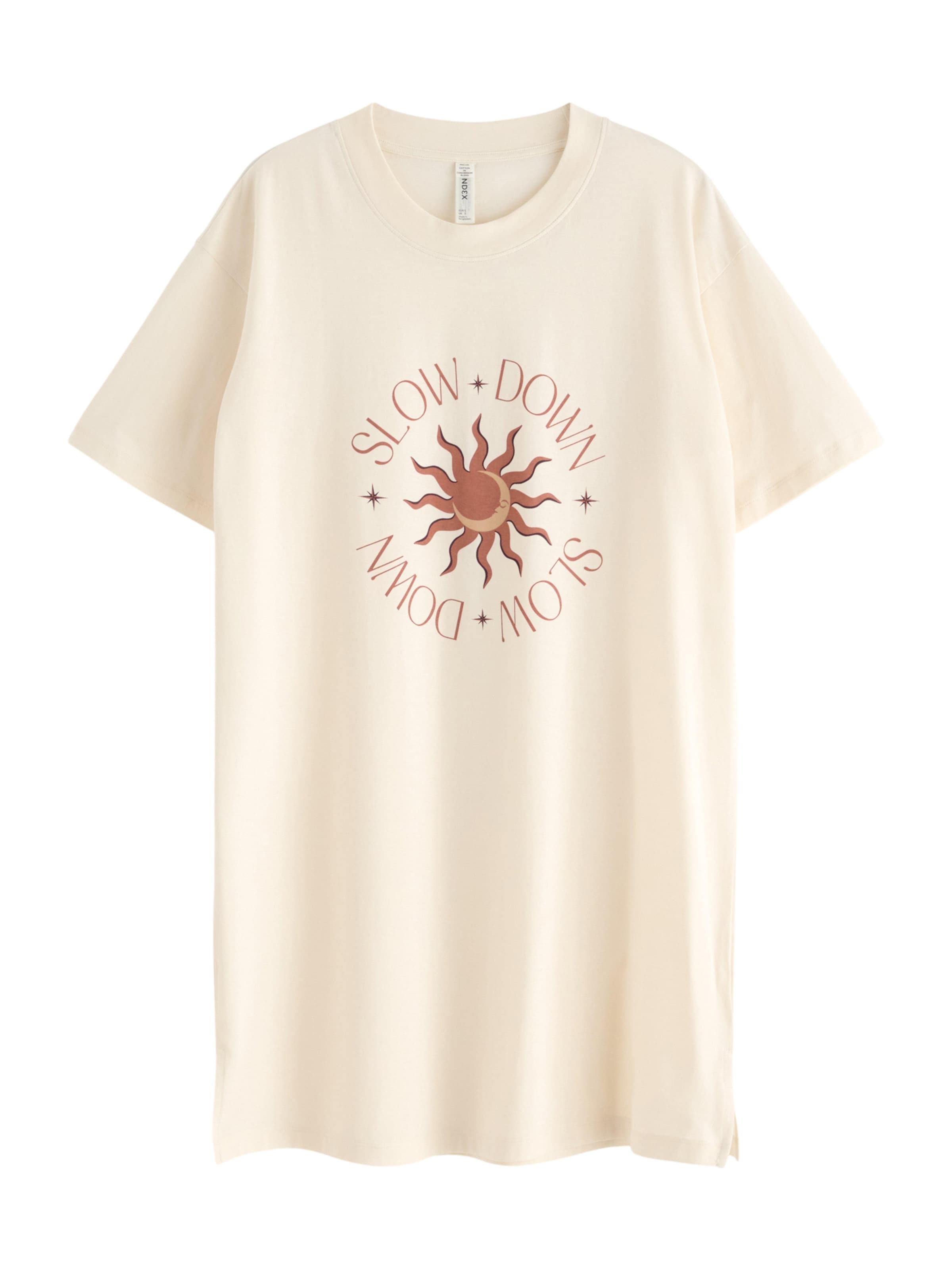 Lindex Noční košilka – bílá: přední strana