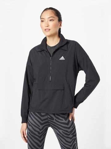 ADIDAS SPORTSWEARSportska jakna 'Formal' - crna boja: prednji dio