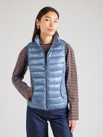 QS Bodywarmer in Blauw: voorkant