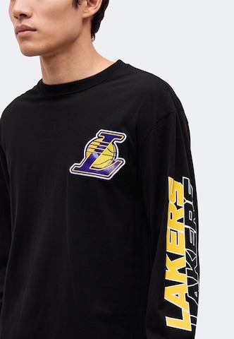 Maglietta 'NBA LAKERS' di Mitchell & Ness in nero: lato