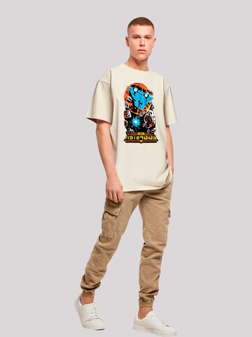 T-Shirt 'Asteroids Vintage Atari Retro Gaming' F4NT4STIC en beige