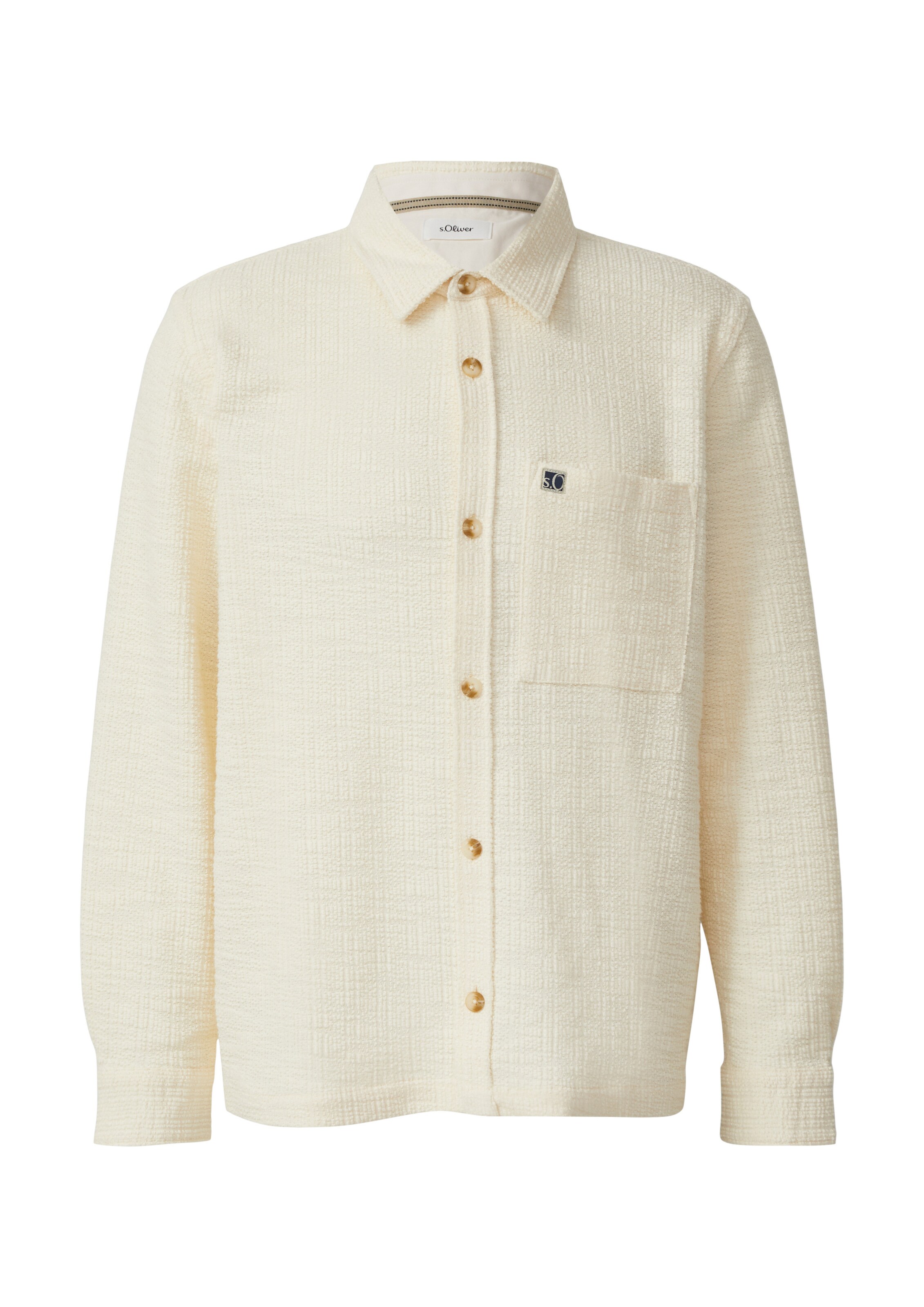 s.Oliver Button Up Shirt in Ecru, Item view