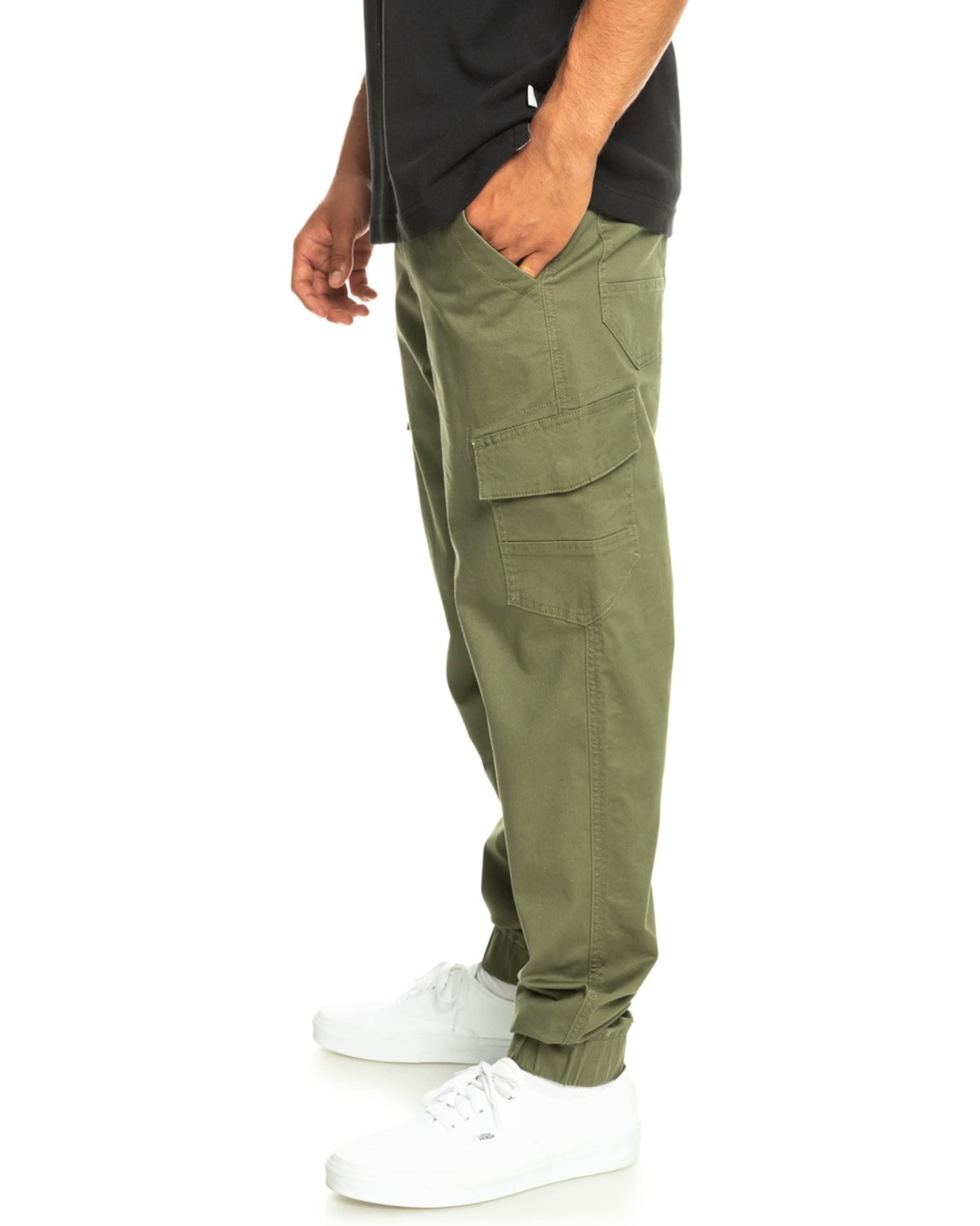 QUIKSILVER Regular Cargo Pants in Green