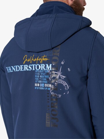 Jan Vanderstorm Between-Season Jacket 'Pekkor' in Blue