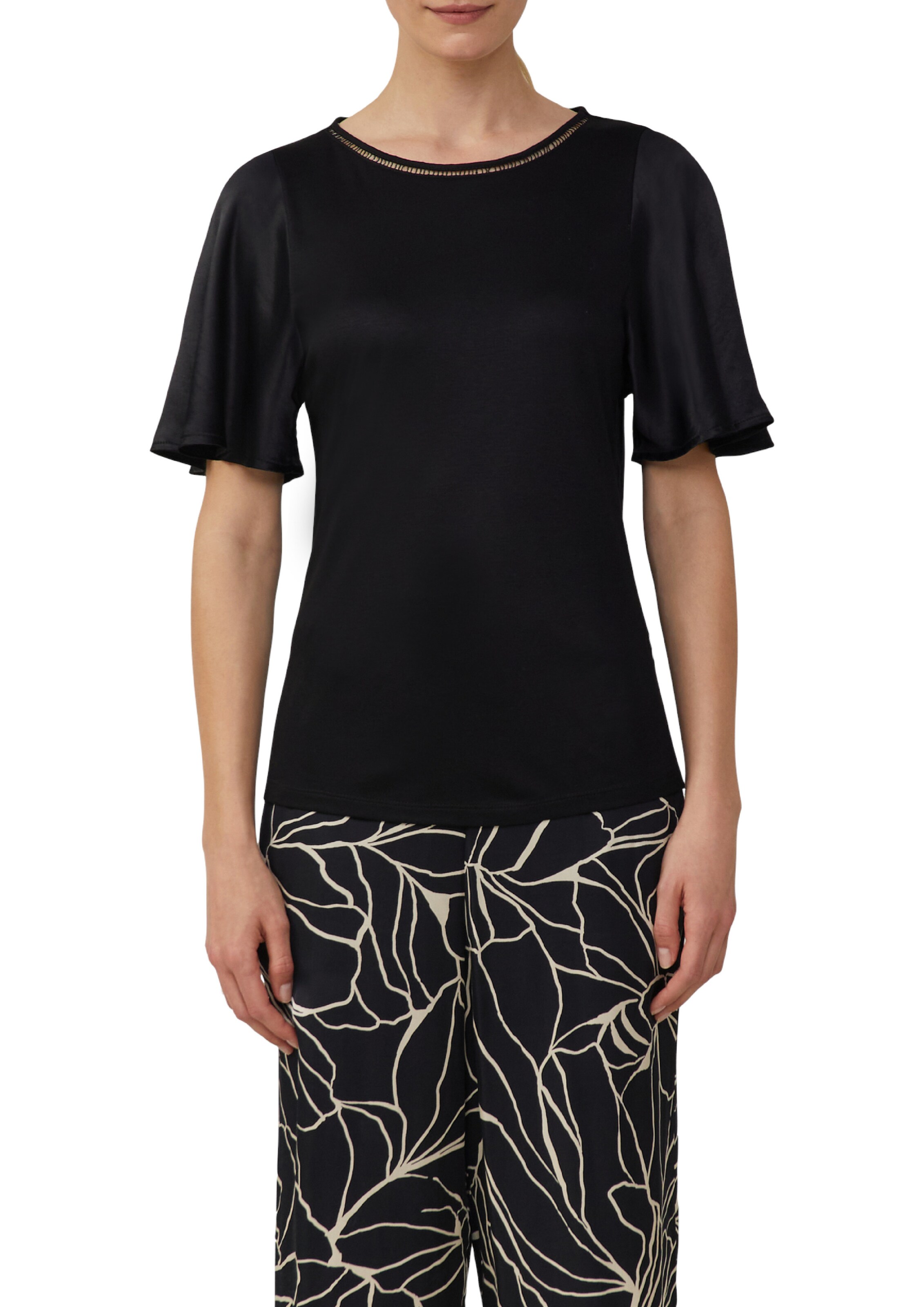 s.Oliver BLACK LABEL Shirt in Schwarz: Vorderseite