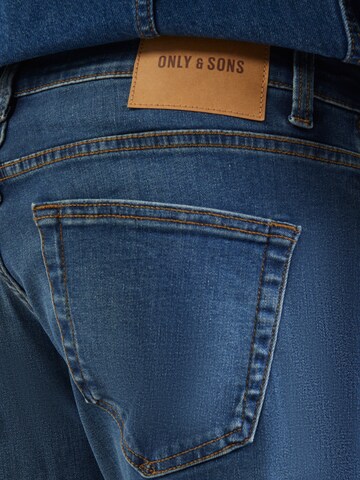 Only & Sons regular Τζιν 'Weft' σε μπλε