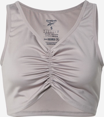 ReebokSportski top - siva boja: prednji dio